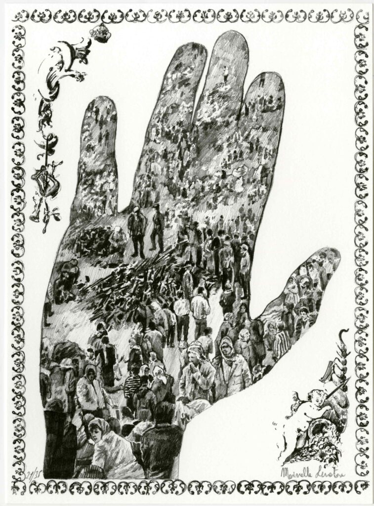 Marinella Senatore, Anteporta, 2021, Fotolitografia