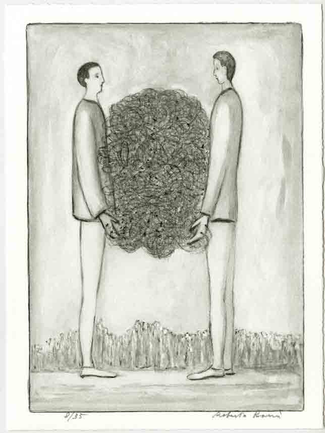 Roberto Barni, Purgatorio, 2020, Litografia