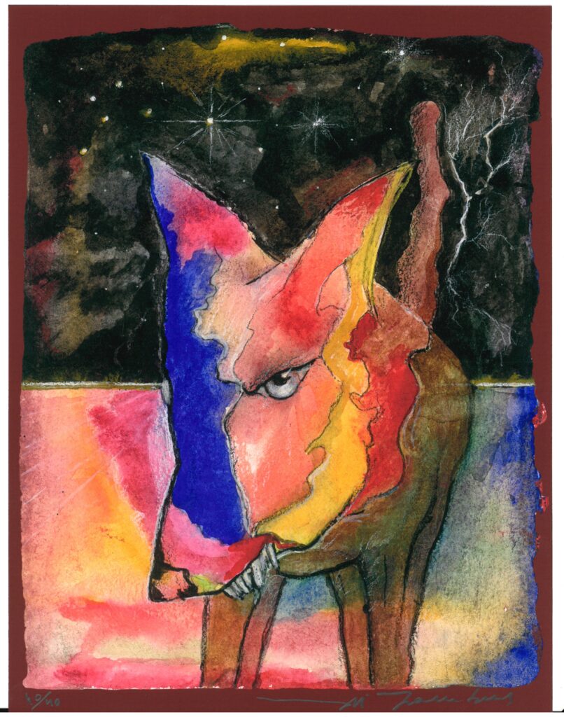 InfernoFilippo di Sambuy, Inferno, 2023, Acquarello