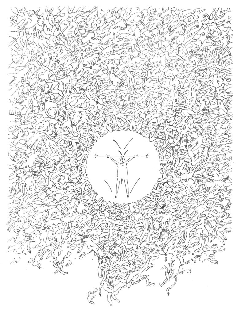 Ugo La Pietra, Inferno, 2024, Acquaforte