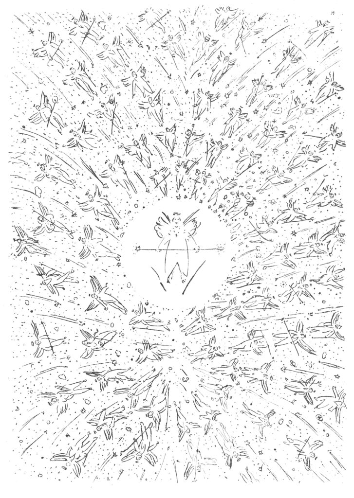 Ugo La Pietra, Paradiso, 2024, Acquaforte