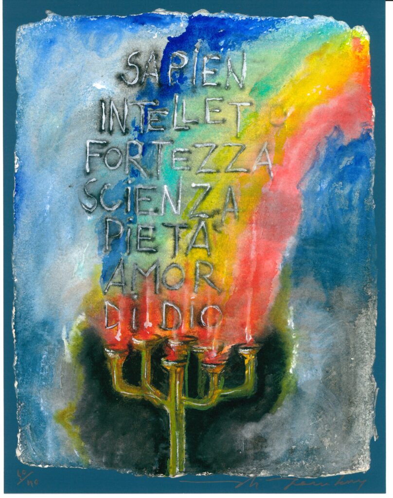 Filippo di Sambuy, Purgatorio, 2023, Acquarello