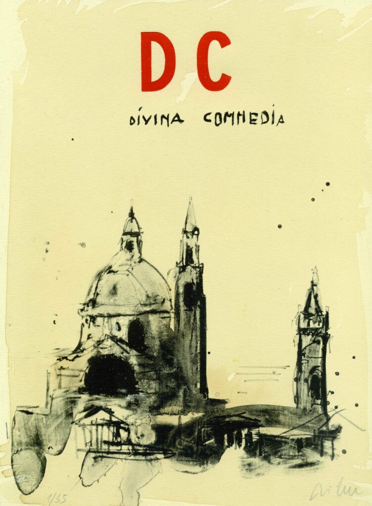 Piero Pizzi Cannella, Frontespizio, 2012, Litografia e acquarello