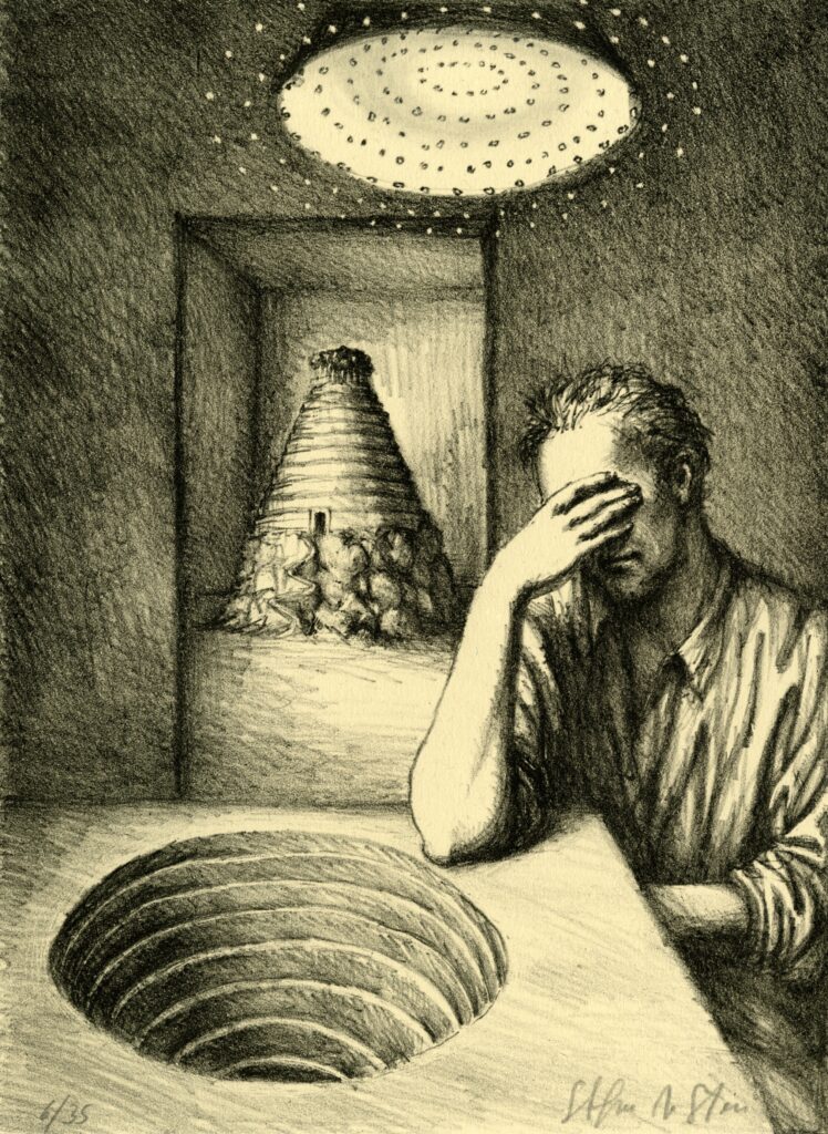 Stefano Di Stasio, Frontespizio, 2013, Litografia