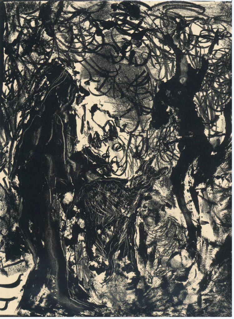 Gianni Dessì, Inferno, 2016, Litografia