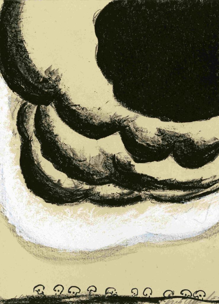 Enzo Cucchi, Paradiso, 2011, Litografia