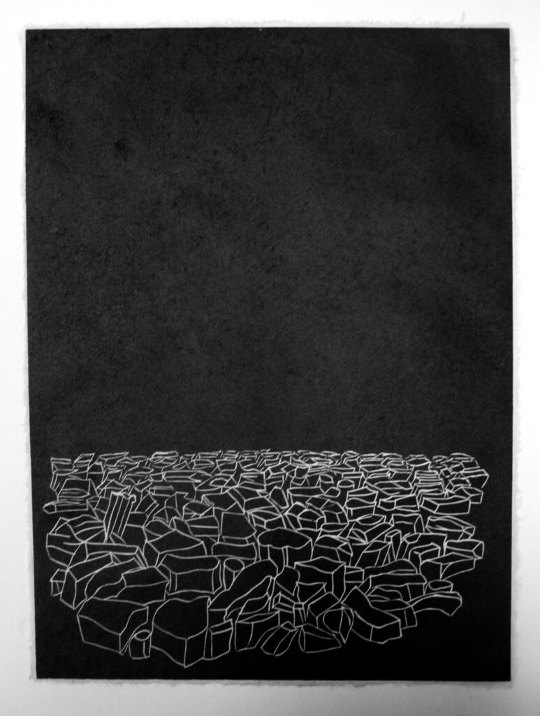 Nunzio, Inferno, 2017, Litografia