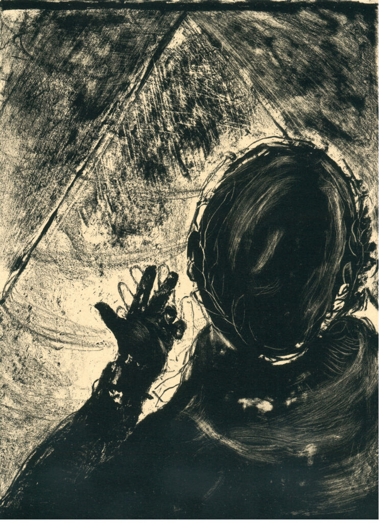 Gianni Dessì, Purgatorio, 2016, Litografia
