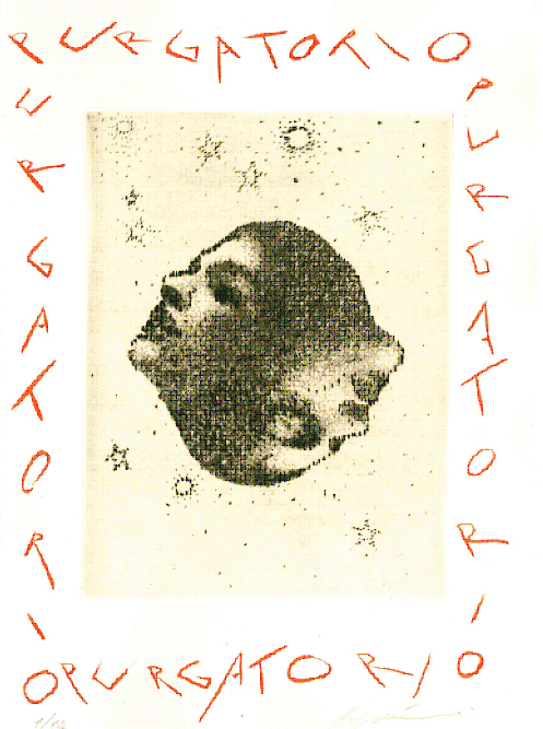Omar Galliani, Purgatorio, 2006, Punta secca