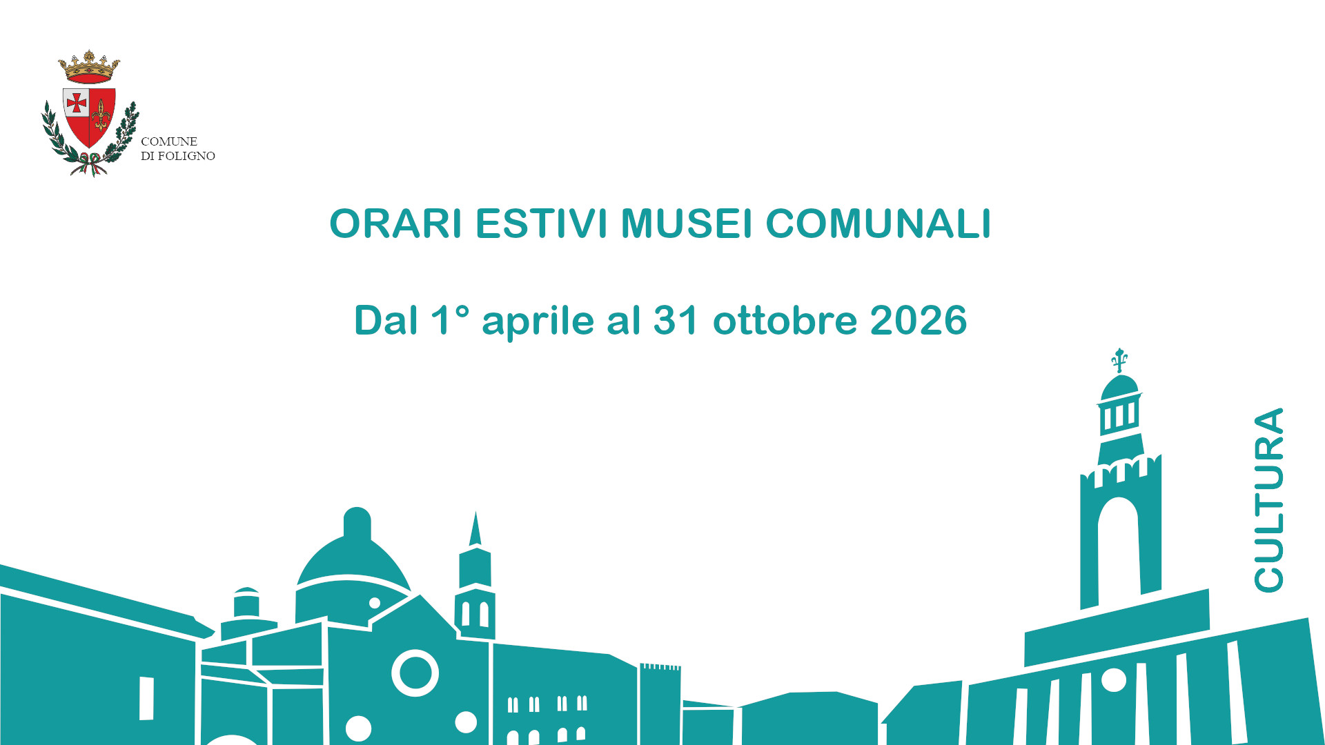 orari estivi musei Immagine anteprima
